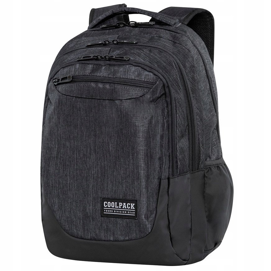 COOLPACK Školský Batoh pre Mládež SOUL Čierny